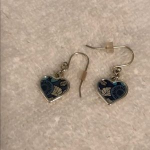Vera Bradley Blue Bayou Sterling Silver Earrings
